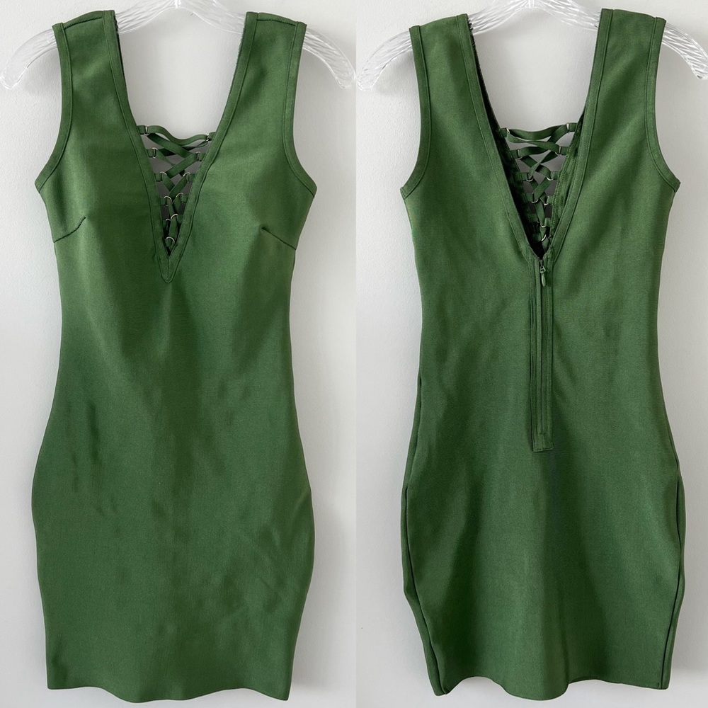 Brand Green Mini Dress